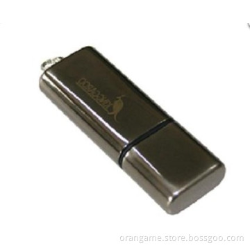 Stainless Steel Metal USB Flash Disk Customizable Logo
